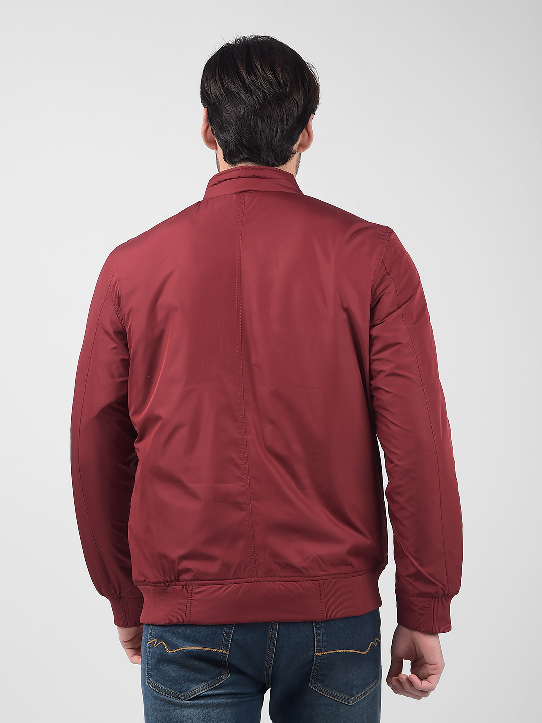 Numero Uno Men Solid Maroon Jacket